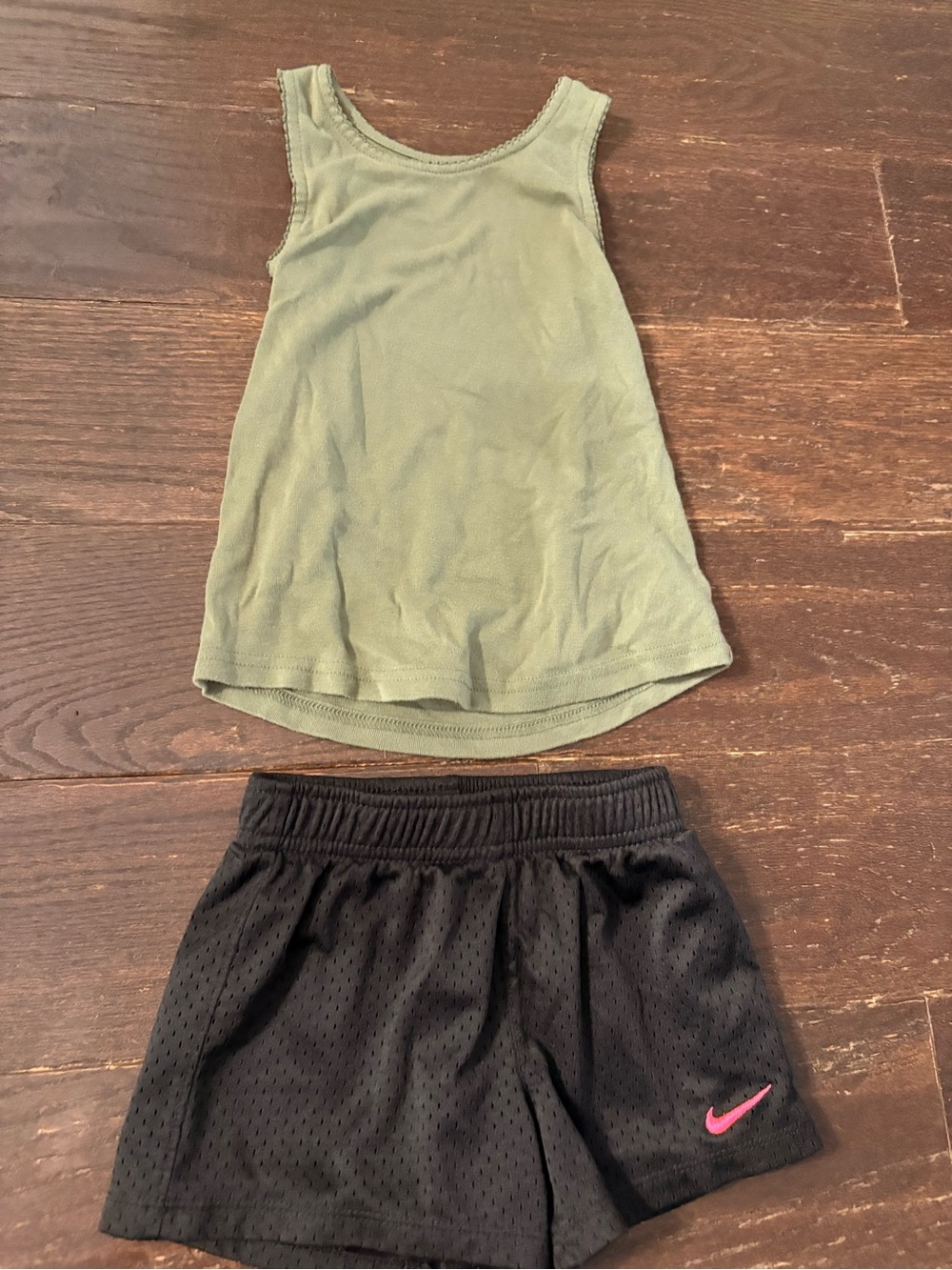 Old Navy Olive Green Toddler Tank Top